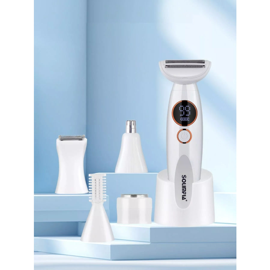 Rechargeable Electric Hair Removal Epilator Pearl White / One Size Apparel and Accessories