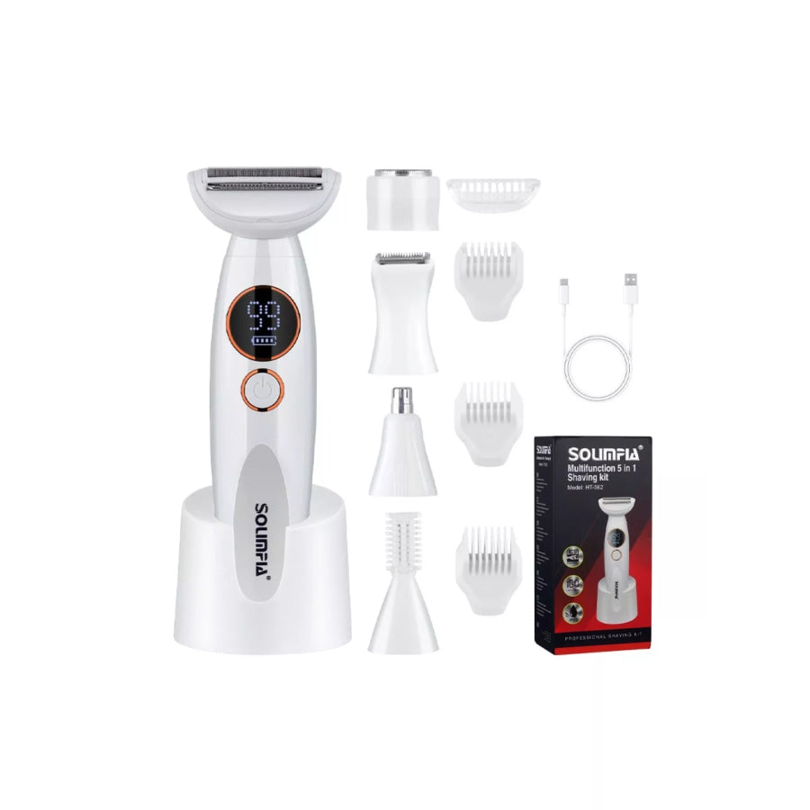 Rechargeable Electric Hair Removal Epilator Pearl White / One Size Apparel and Accessories