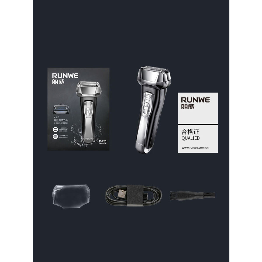 Rechargeable Electric Shaver Dark Gray / ONESIZE Apparel and Accessories