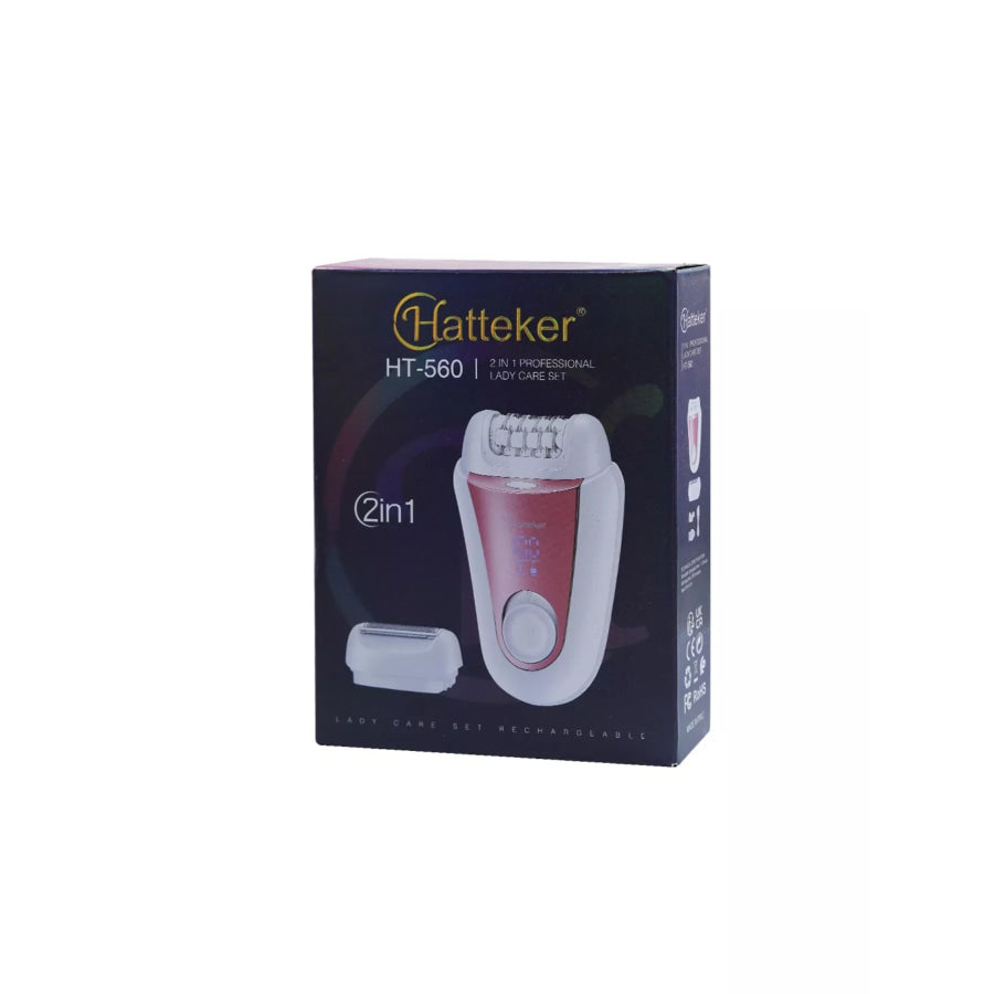 Rechargeable Hair Removal Epilator Rose Gold / ONESIZE Apparel and Accessories