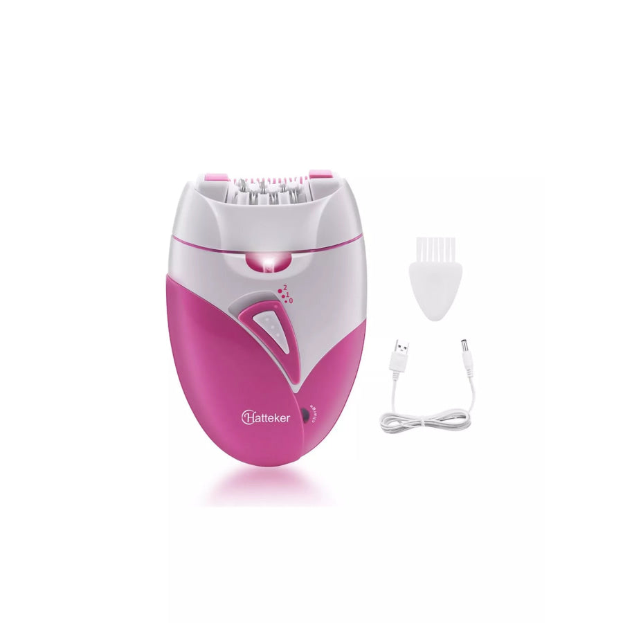 Rechargeable Hair Removal Epilator Rose / One Size Apparel and Accessories