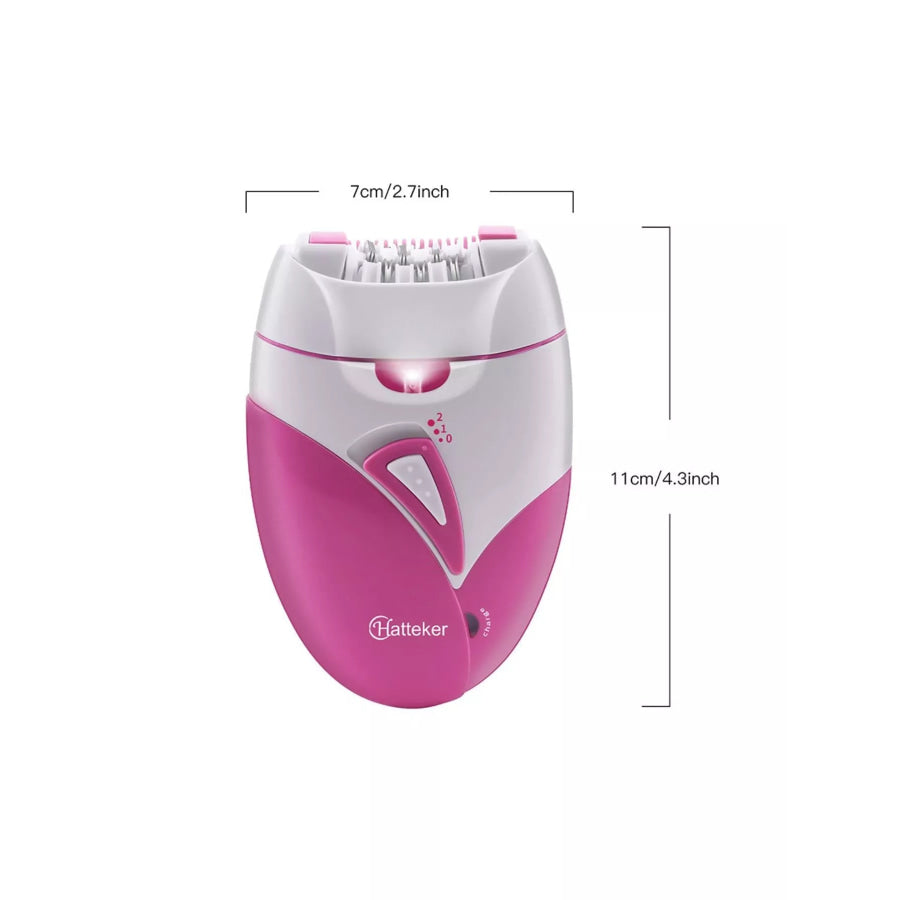 Rechargeable Hair Removal Epilator Rose / One Size Apparel and Accessories