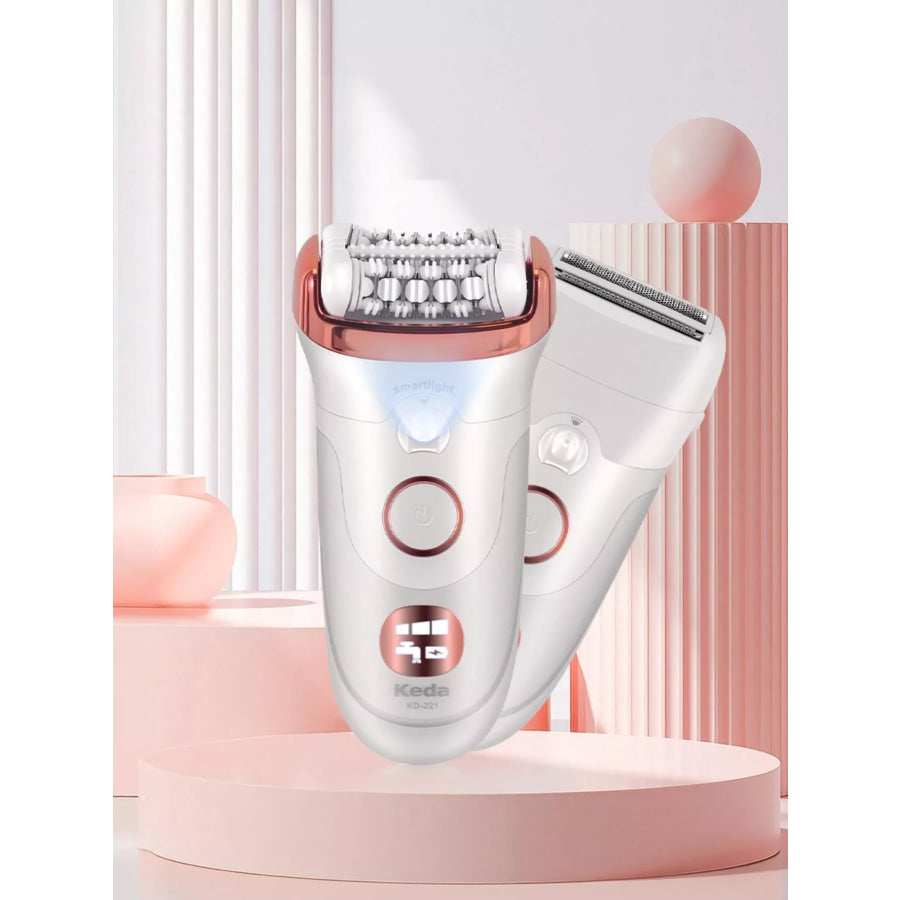 Rechargeable Hair Removal Epilator White / One Size Apparel and Accessories