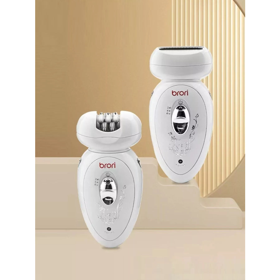 Rechargeable Hair Removal Epilator White / One Size Apparel and Accessories