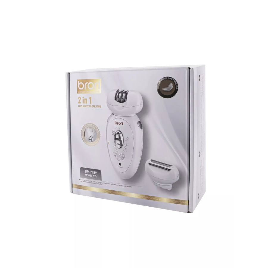 Rechargeable Hair Removal Epilator White / One Size Apparel and Accessories
