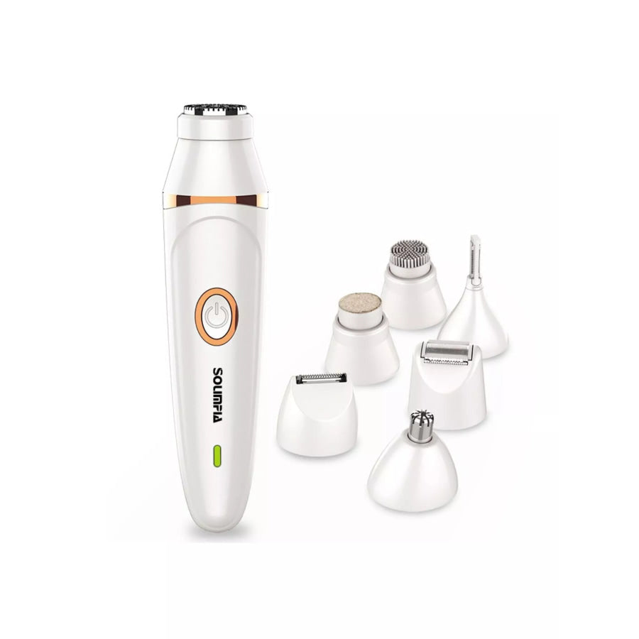 Rechargeable Hair Removal Epilator White / One Size Apparel and Accessories