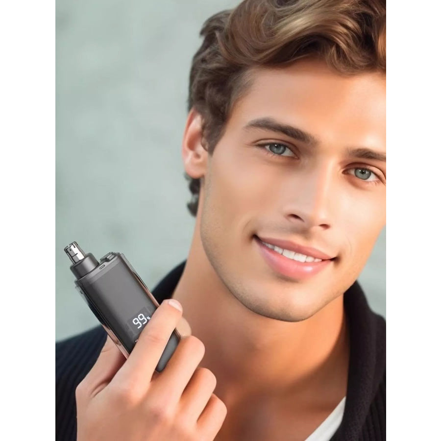 Rechargeable LED Display Nose Hair Trimmer Apparel and Accessories