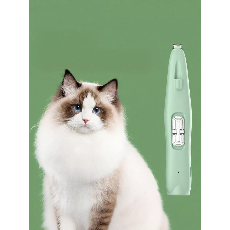 Rechargeable Pet Hair Clipper Green / One Size Apparel and Accessories