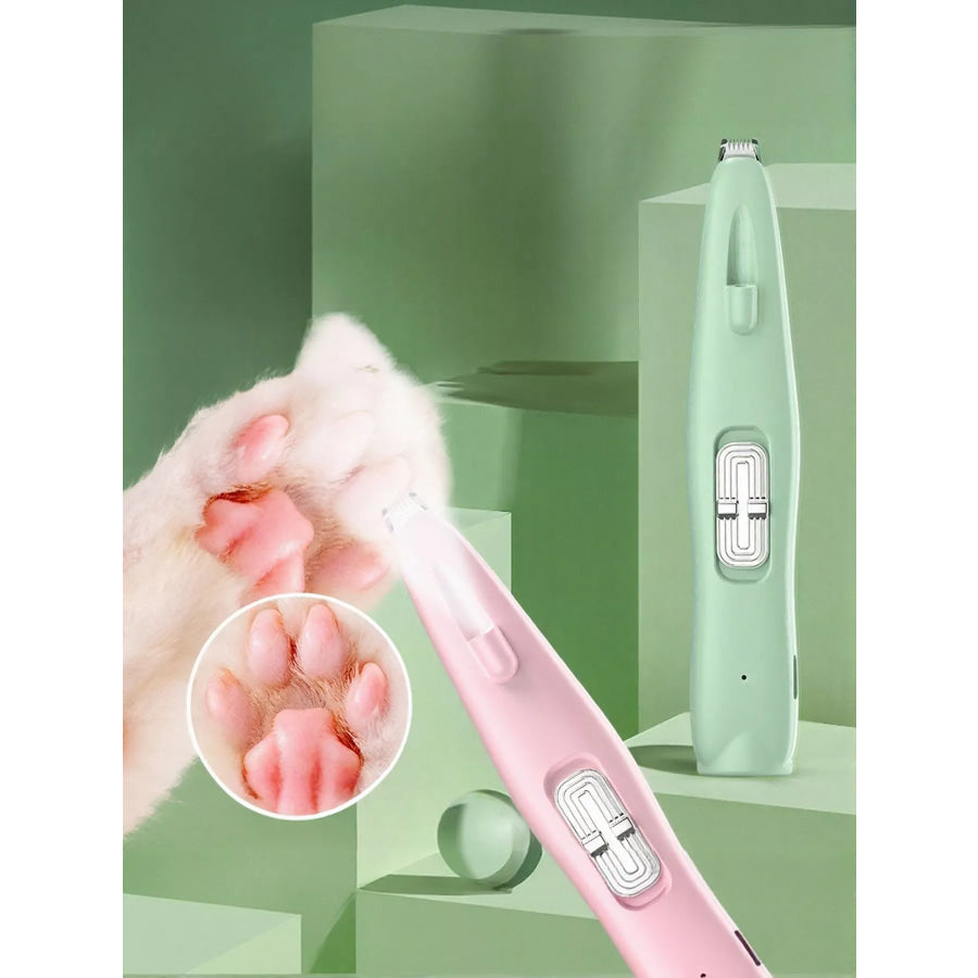 Rechargeable Pet Hair Clipper Pink / One Size Apparel and Accessories