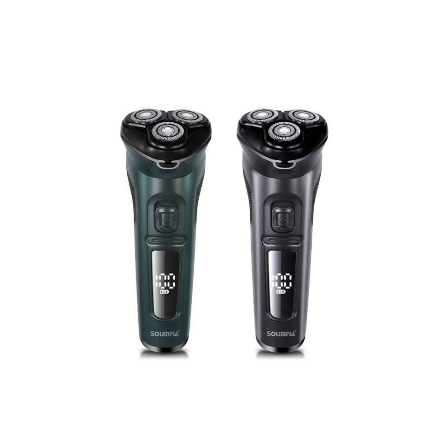 Rechargeable Rotary Electric Shaver with LED Display Apparel and Accessories