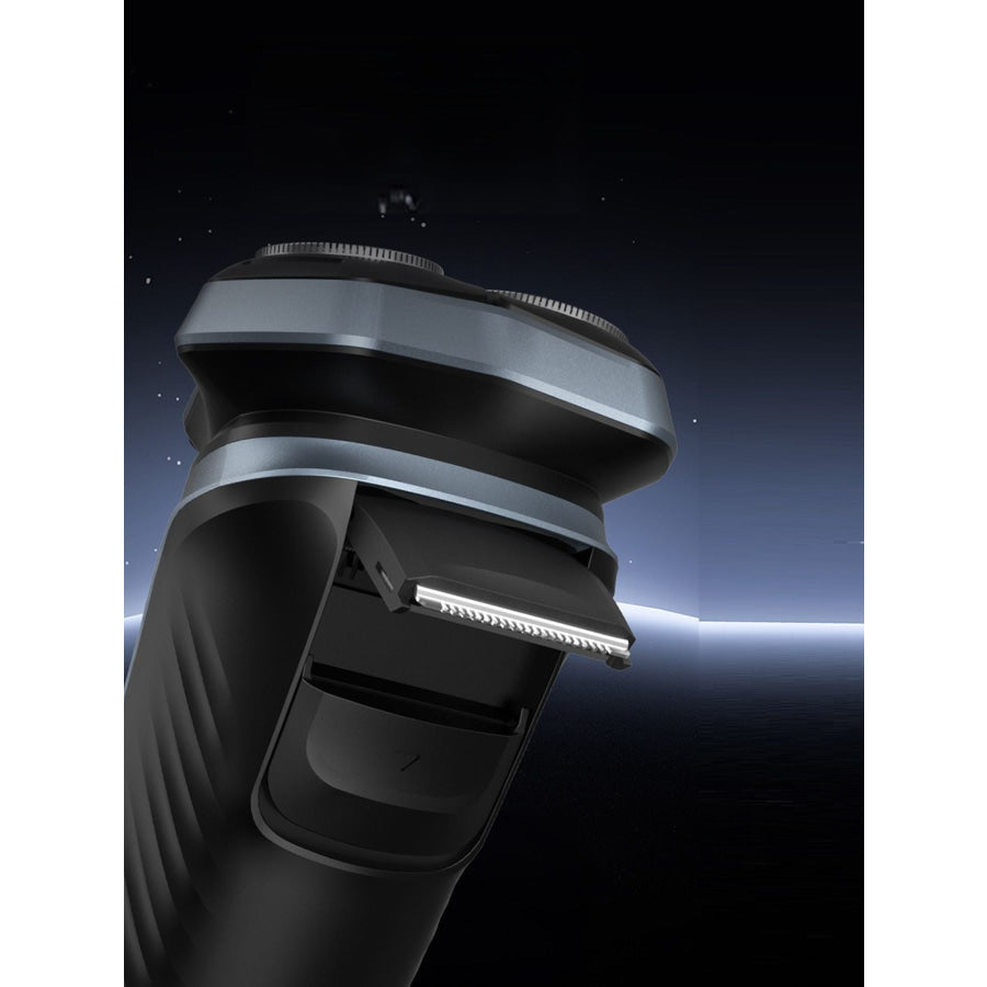 Rechargeable Rotary Electric Shaver with LED Display Gray / ONESIZE Apparel and Accessories