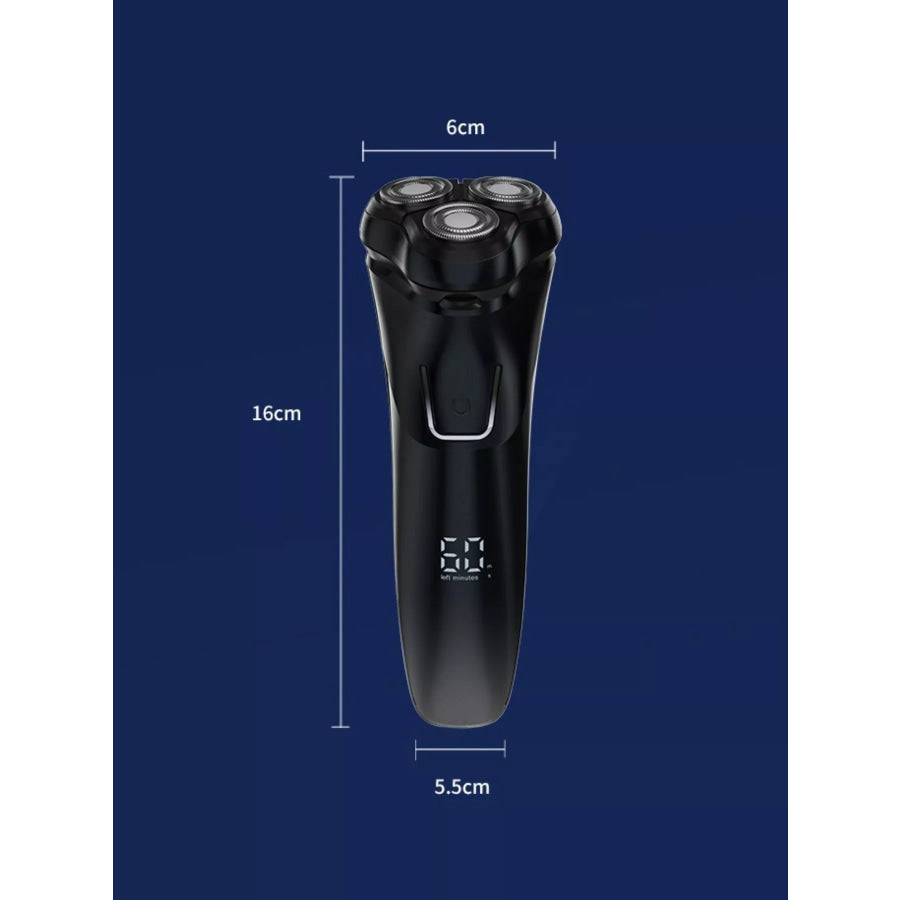 Rechargeable Rotary Shaver Black / ONESIZE Apparel and Accessories