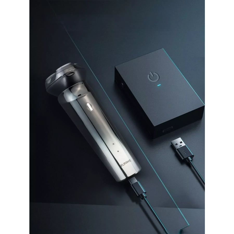 Rechargeable Rotary Shaver Black / ONESIZE Apparel and Accessories