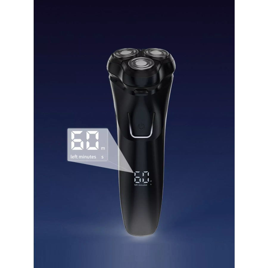 Rechargeable Rotary Shaver Black / ONESIZE Apparel and Accessories