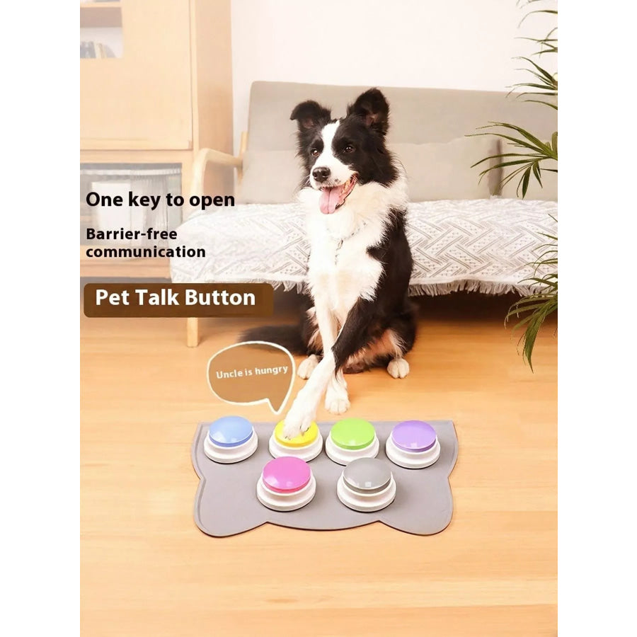 Recordable Talking Pet Sound Buttons Apparel and Accessories