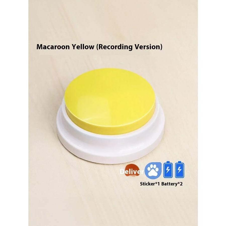 Recordable Talking Pet Sound Buttons Apparel and Accessories