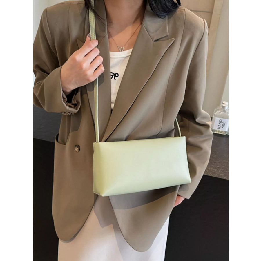 Rectangular Crossbody Bag Green / ONESIZE Apparel and Accessories