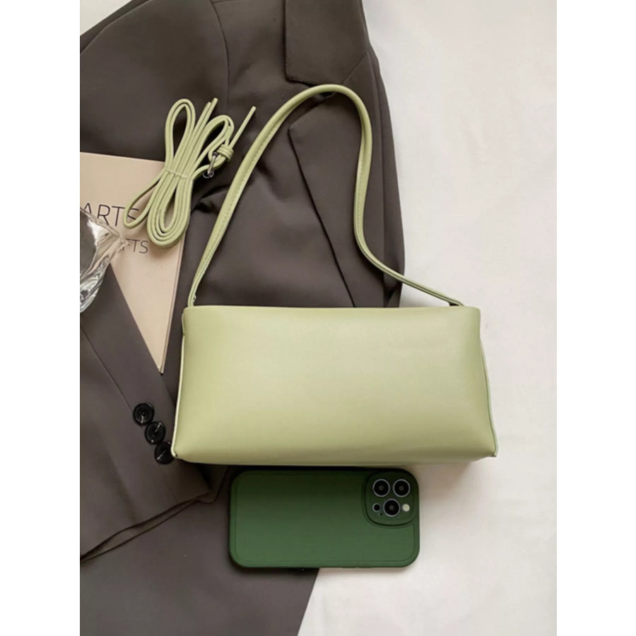 Rectangular Crossbody Bag Green / ONESIZE Apparel and Accessories