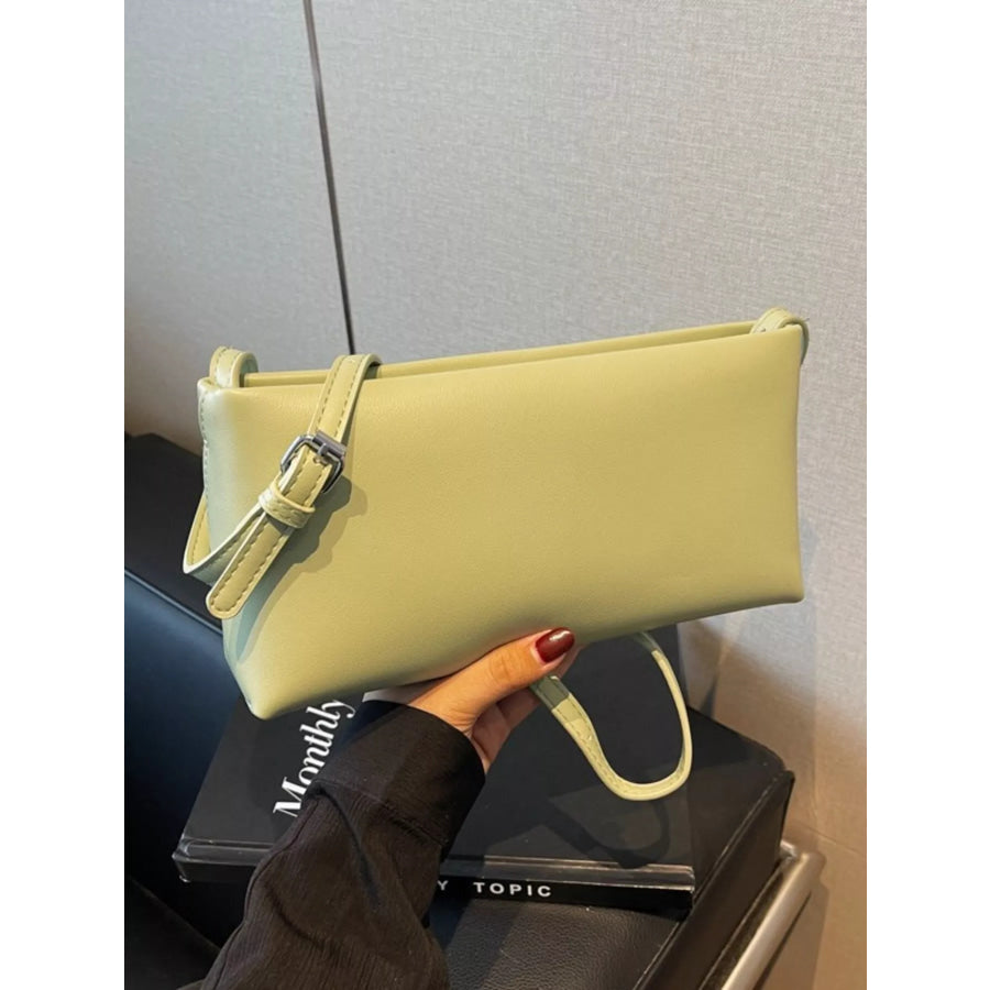 Rectangular Crossbody Bag Green / ONESIZE Apparel and Accessories