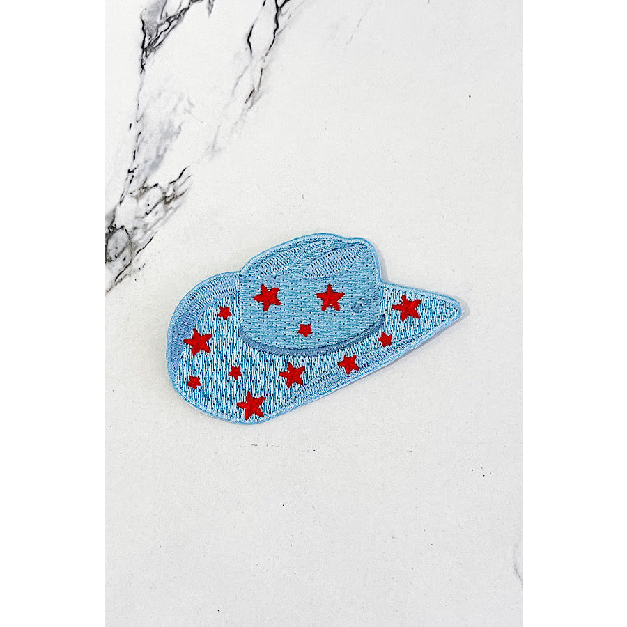Red Star Cowboy Hat Embroidered Patch - ETA 5/3 WS 600 Accessories