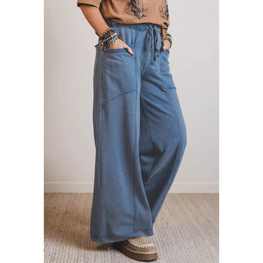 Relaxed Fit Drawstring Jeans Apparel and Accessories