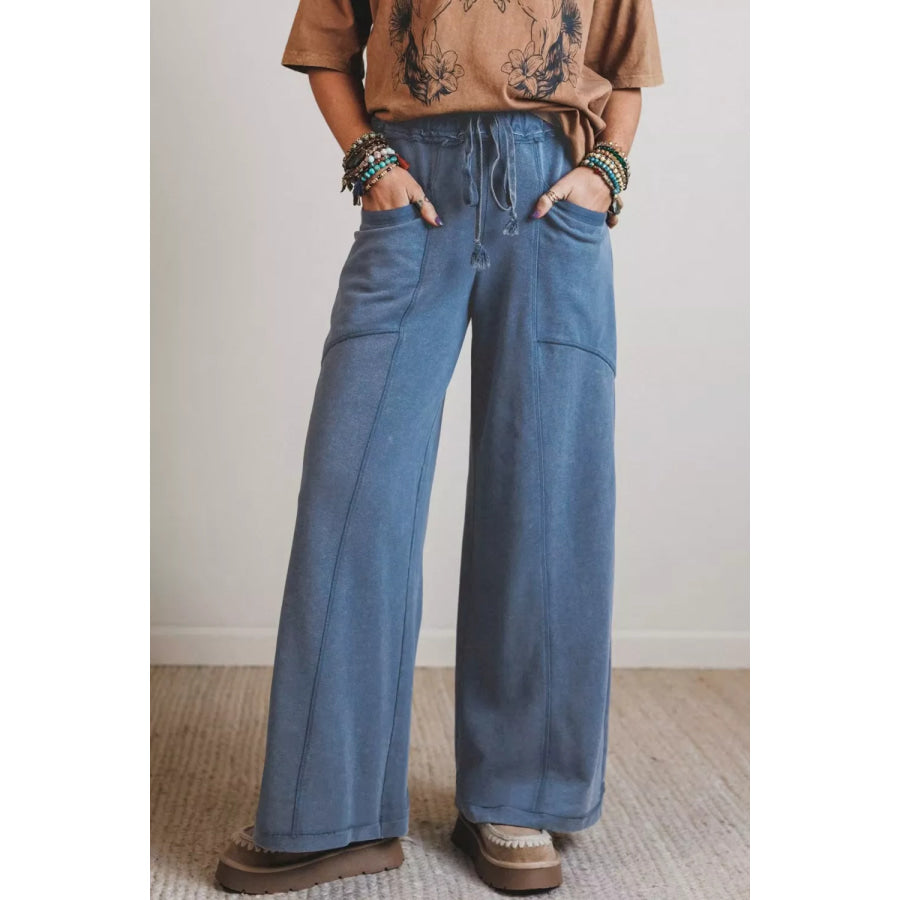 Relaxed Fit Drawstring Jeans Medium / S Apparel and Accessories
