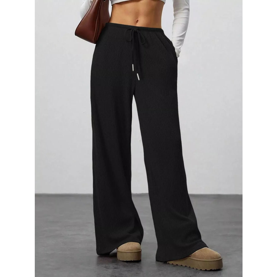 Relaxed Fit Drawstring Pants Apparel and Accessories