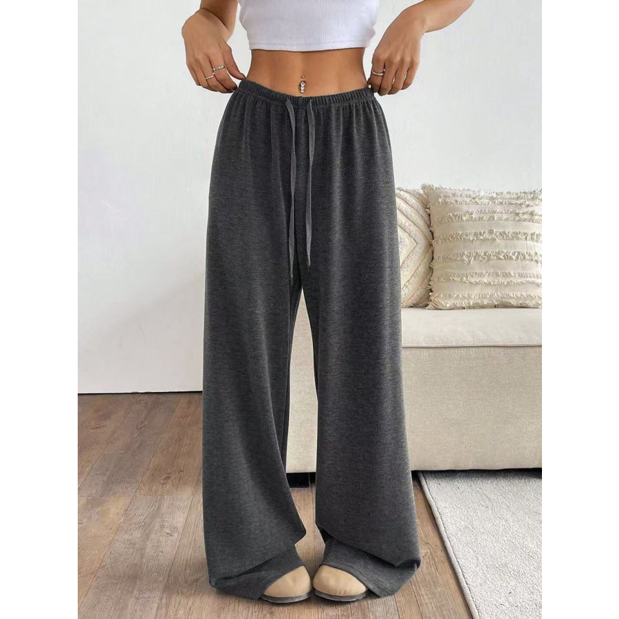 Relaxed Fit Drawstring Pants Apparel and Accessories