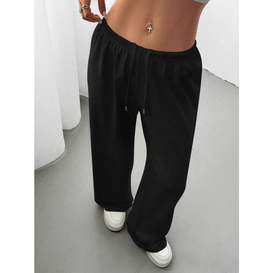 Relaxed Fit Drawstring Pants Apparel and Accessories