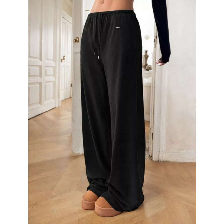 Relaxed Fit Drawstring Pants Apparel and Accessories