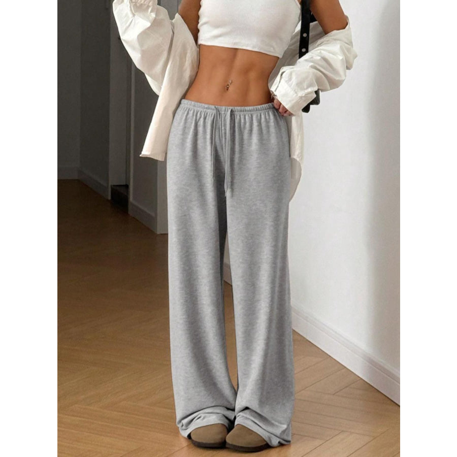 Relaxed Fit Drawstring Pants Apparel and Accessories