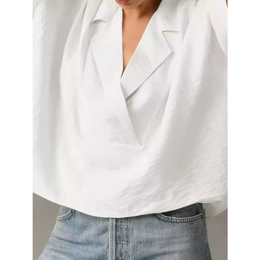 Relaxed Fit Half Sleeve Blouse Apparel and Accessories