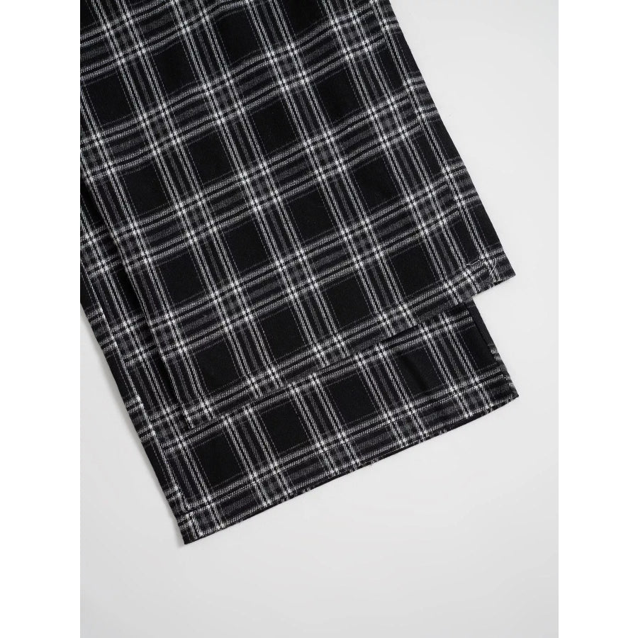 Relaxed Fit Plaid Pants Apparel and Accessories