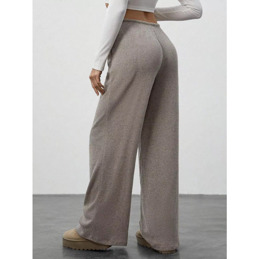 Relaxed Fit Wide Leg Pants Apparel and Accessories
