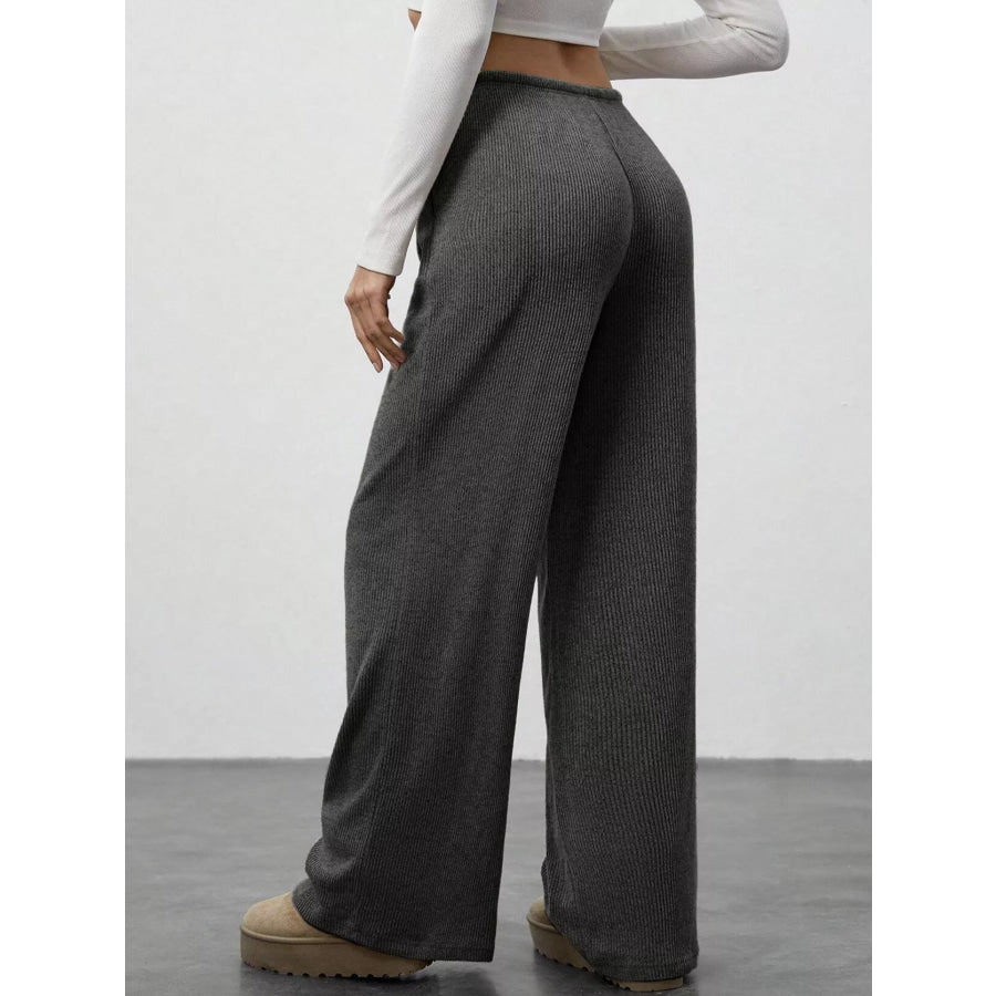 Relaxed Fit Wide Leg Pants Apparel and Accessories