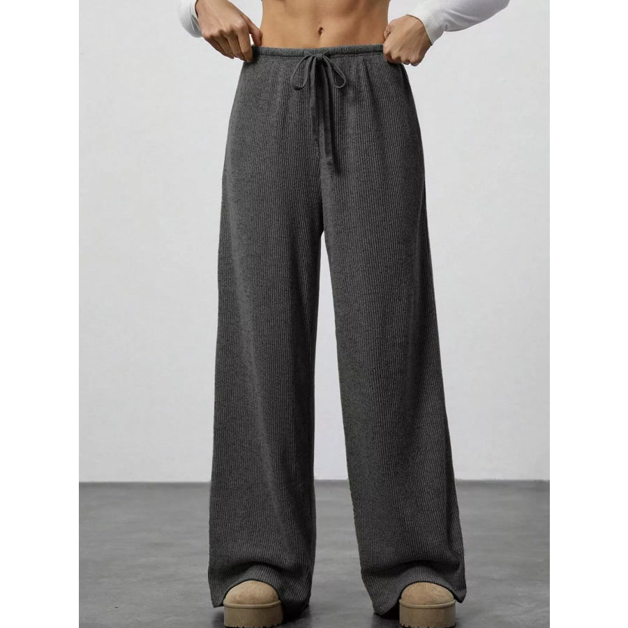 Relaxed Fit Wide Leg Pants Apparel and Accessories