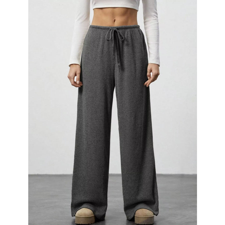Relaxed Fit Wide Leg Pants Apparel and Accessories