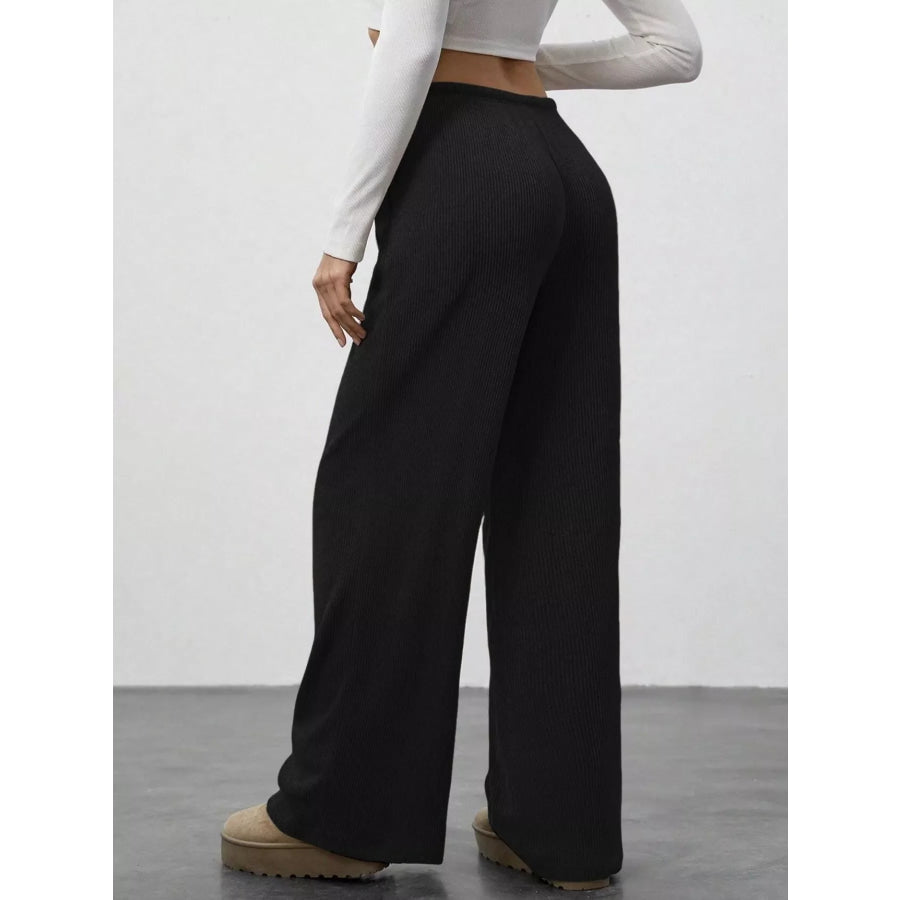Relaxed Fit Wide Leg Pants Apparel and Accessories