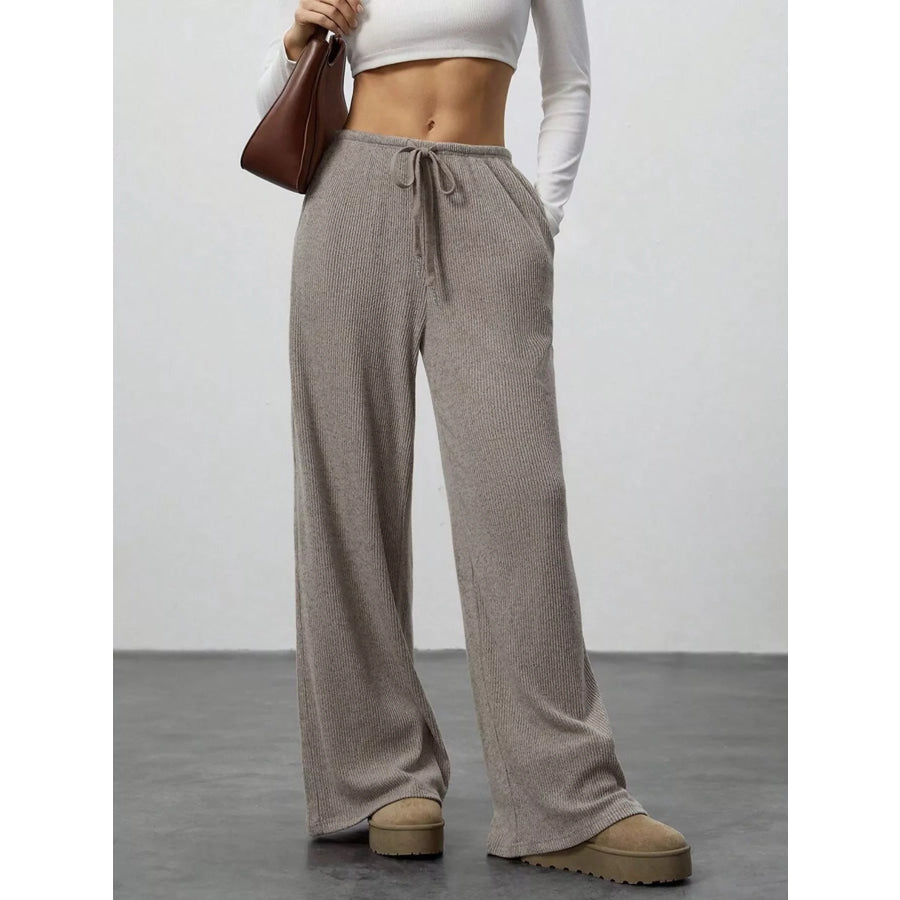 Relaxed Fit Wide Leg Pants Apparel and Accessories