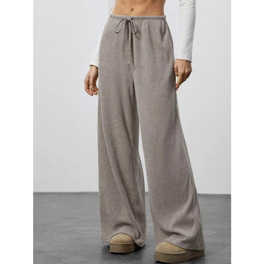 Relaxed Fit Wide Leg Pants Apparel and Accessories