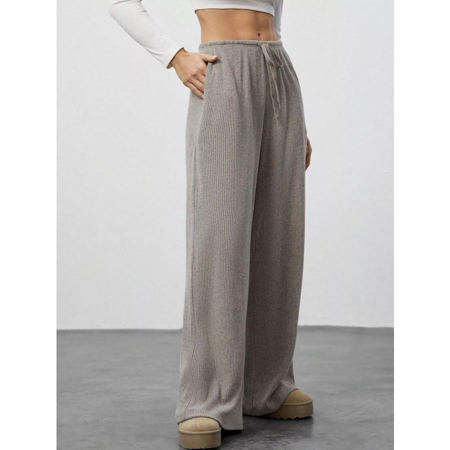 Relaxed Fit Wide Leg Pants Apparel and Accessories