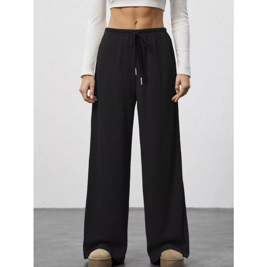 Relaxed Fit Wide Leg Pants Apparel and Accessories