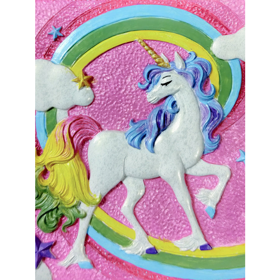 Relief Unicorn DIY 3D Oil Painting Kit Unicore / One Size Apparel and Accessories