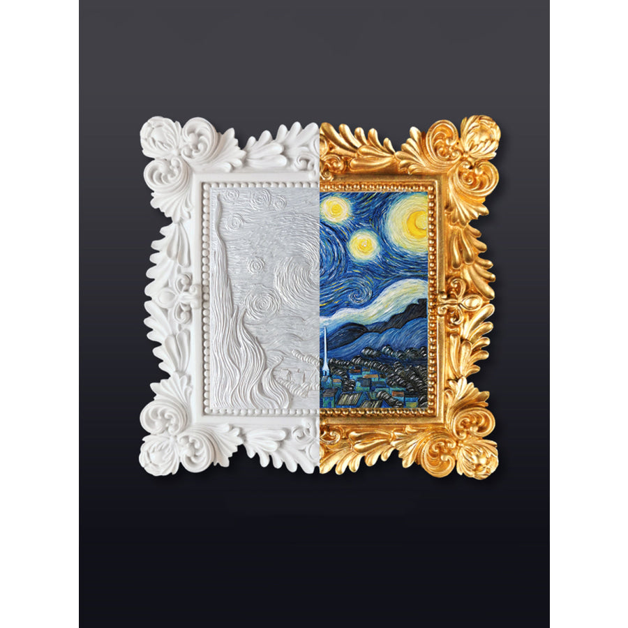 Relief Van Gogh’s Starry Night DIY 3D Oil Painting Kit Starrynight / One Size Apparel and Accessories