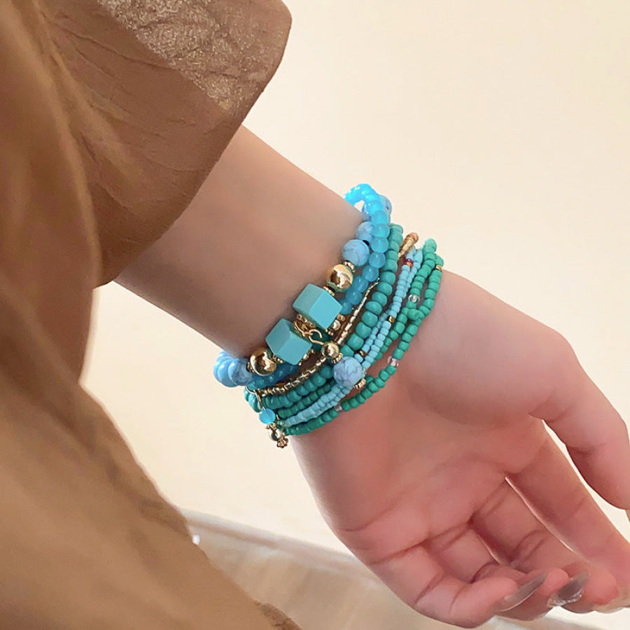 Resin Rice Bead Bracelet Apparel and Accessories