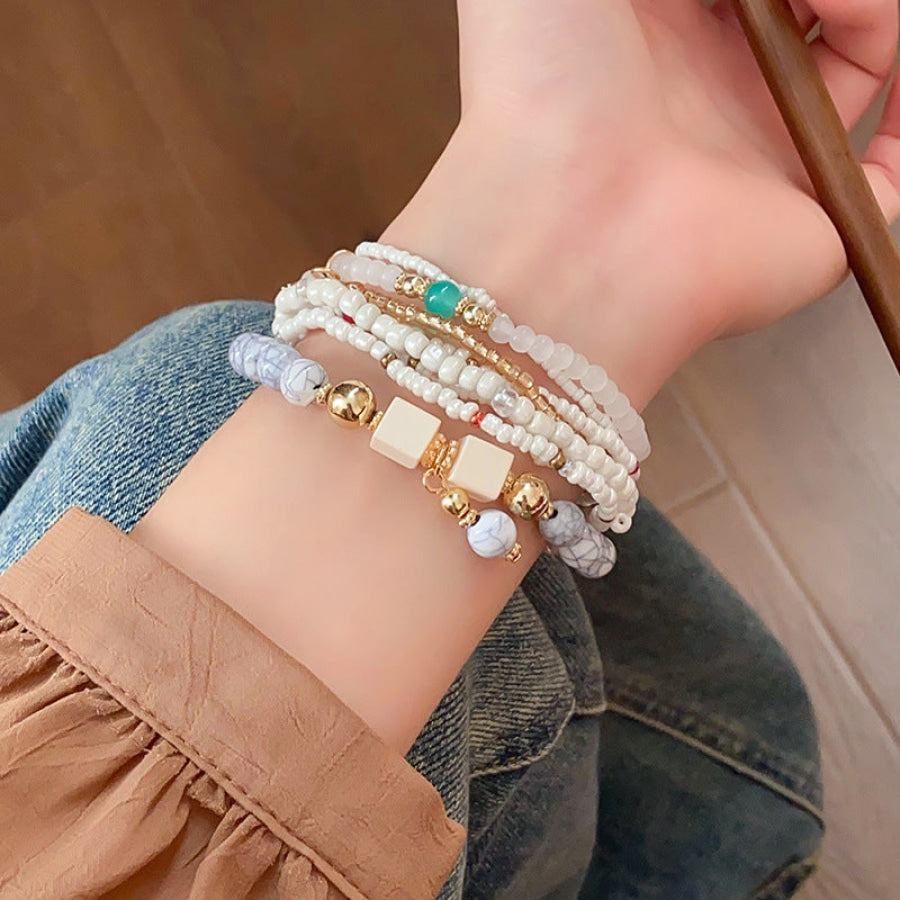 Resin Rice Bead Bracelet Apparel and Accessories