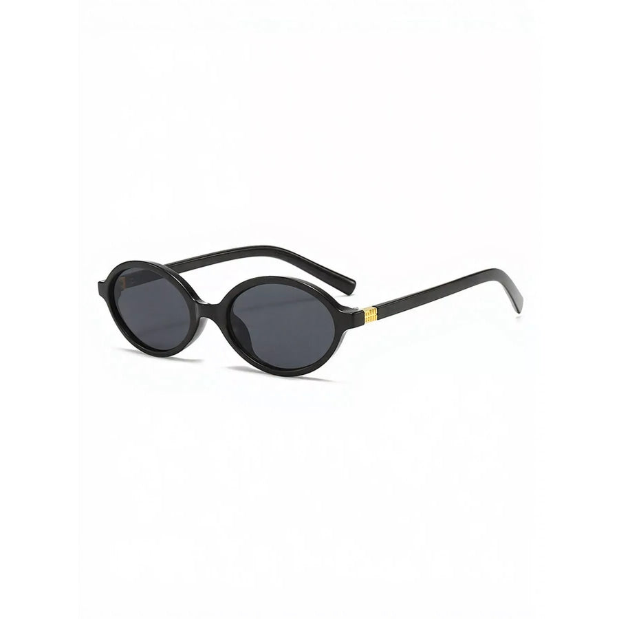 Retro Oval Frame Sunglasses Style A / One Size Apparel and Accessories