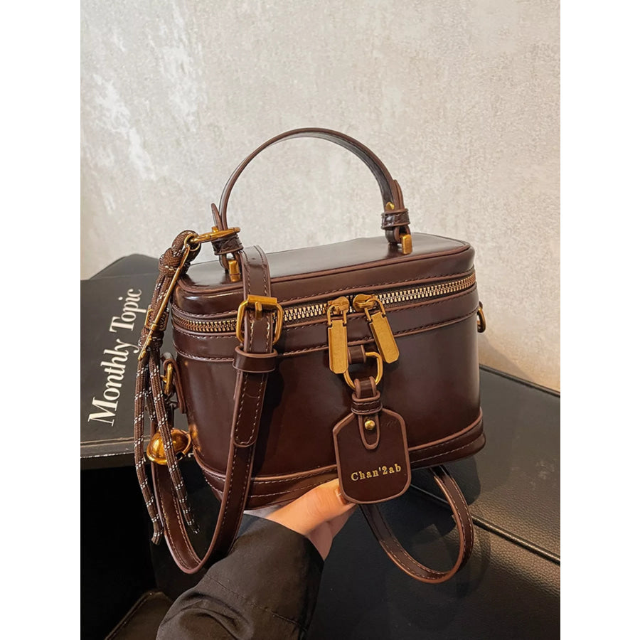 Retro Style Boxy Crossbody Bag Apparel and Accessories