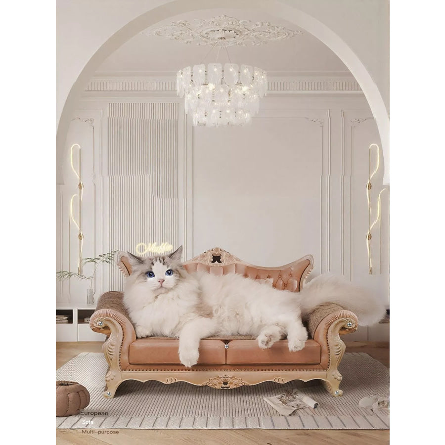 Retro Wear-Resistant Cat Scratcher Lounge Sofa Style / One Size Apparel and Accessories