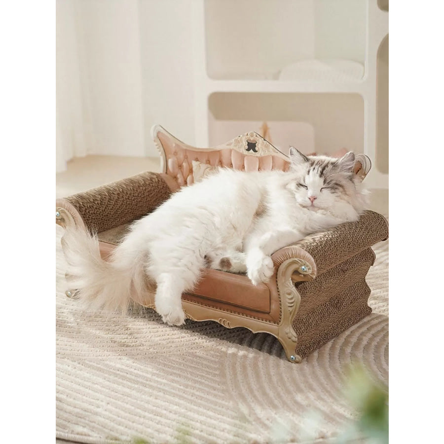 Retro Wear-Resistant Cat Scratcher Lounge Retro Sofa Style / One Size Apparel and Accessories